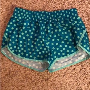 Polka dot running shorts